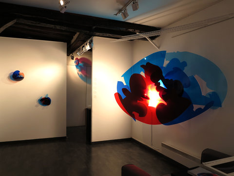 1. Clouds II, plexiglass,  150x300cm, 2018